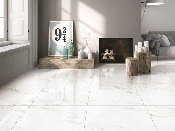 Calacatta White Gold Matte 2.0 Porcelain Tile 24